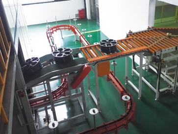 商丘铝轮毂成品检验包装自动转线机构